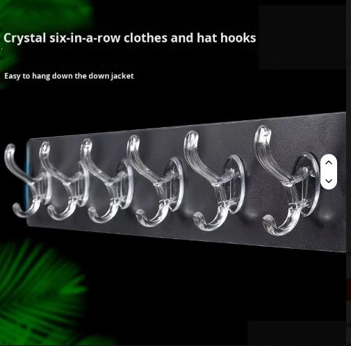 Transparent Adhesive Hooks for Kitchen Bathroom and Bedroom